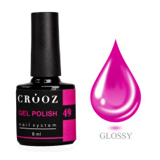 Crooz Гель-лак №49 Неоново-фіолетовий, 8 мл
