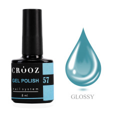 Crooz Гель-лак №57 Бірюзовий, 8 мл