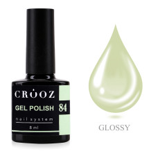 Crooz Гель-лак №84 Світлий фісташковий, 8 мл