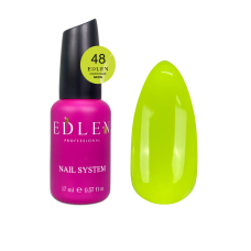 48 Камуфлююча база Cover base Neon Edlen 17 ml. new Неоновий жовтий