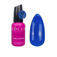 49 Камуфлююча база Cover base Neon Edlen 17 ml. new  Неоновий електрик синій