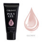 Полігель для нарощування нігтів CROOZ Poly Gel New Formula №02, натуральний нюдово-персиковий
