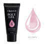 Полігель для нарощування нігтів CROOZ Poly Gel New Formula №04, цукерково-рожевий