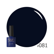 081 Гель-лак NUB  BACK TO BLACK