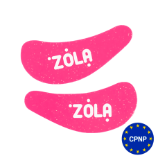 ZOLA Патчі силіконові багаторазові для очей (1 пара) (Малинові)