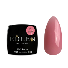 06 Гель для нарощування Builder gel Edlen 15 ml. new  Темно-рожевий