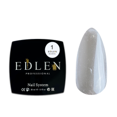 01 Гель для нарощування Builder gel Edlen 30 ml. new  Прозорий
