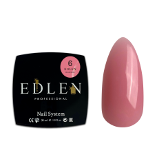 06 Гель для нарощування Builder gel Edlen 30 ml. new  Темно-рожевий