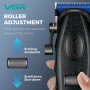 V-887C BLACK Акумуляторна машинка для стрижки (clipper) VGR , 6 насадок, 9000RPM