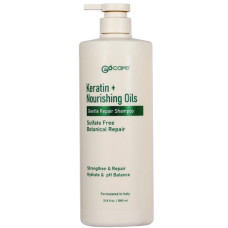 GoCare KERATIN + Nourishing Oils Sulfate Free Шампунь для волосся, 1000 мл
