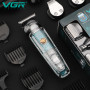 Набір для стриження VGR 6 в 1 V-102, 14 насадок, LED-дисплей