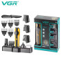 Набір для стриження VGR 13 в 1 V-173 YELLOW, 13 насадок, LED-дисплей