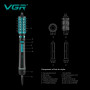 Фен-стайлер для волосся VGR V-475 BLACK 5 в 1, 1500 Вт, 110000 RPM, 5 насадок