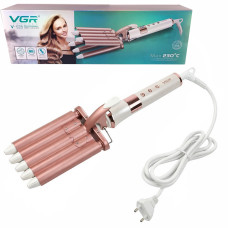 Плойка для волосся VGR V-528 5 хвиль, 62 Вт, 80–230 °C, LED-дисплей, 16 режимів