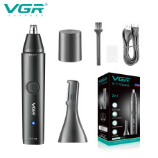 Тример VGR V-613 2 в 1 для носа та брів, 500 мАг, IPX5, USB Type-C