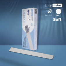 DFCE-20-100w Змінні файли білі papmAm для пилки прямої (на м'якій основі) EXPERT 20 100 грит (30 шт)