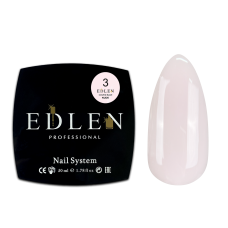 03 Камуфлююча база Cover base Nude Edlen 50 ml. new Пудровий рожевий з бежевим підтоном