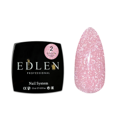 02 Гель для нарощування світловідбиваючий Builder gel Flash Edlen 15 ml.