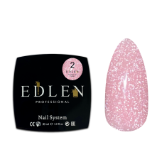 02 Гель для нарощування світловідбиваючий Builder gel Flash Edlen 30 ml.