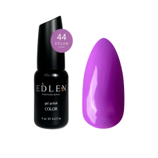044 Гель лак Edlen Color 9ml. Насичено-фіолетовий NEW