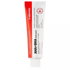 Medipeel Крем-пілінг для обличчя відновлювальний з кислотами - MEDI-PEEL AHA BHA 28 Days Hyal Cream (30ml)