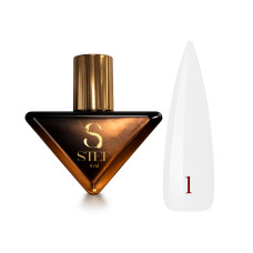 01 COLOR Gel polish Steffani (9мл) Білий