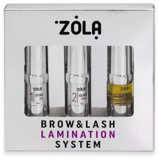 Zola Набір для ламінування  Brow&Lash Lamination System 3x10 мл к198