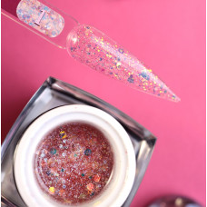 01 База з блискітками GLITTER BASE Steffani (10 мл)