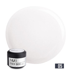 05 NUB Fiber Base Coat / Основа з армувальними волокнами / 30 мл / # 05 Clear