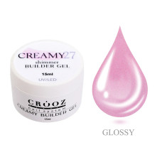 Crooz Creamy Builder Gel №27 Гель для нарощування нігтів, 15 мл