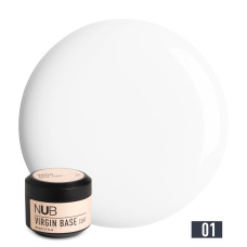 01 NUB Virgin Base Coat / Основа каучукова камуфляжна нового покоління / 30 мл