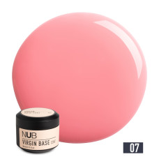 07 NUB Virgin Base Coat / Основа каучукова камуфляжна нового покоління / 30 мл