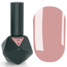 UNIVERSAL GEL 3 Victoria Avdeeva – Рідкий акригель теплий нюд для укріплення та камуфлювання