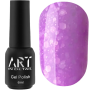 11 Гель-лак ART Bubble №B011 (напівпрозорий лавандовий з білими пластівцями), 5 мл