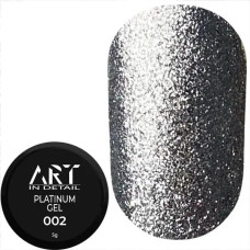 02 ART Platinum Gel №002 Warm Silver, 5 г